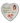 Cuore a parete marmorizzato